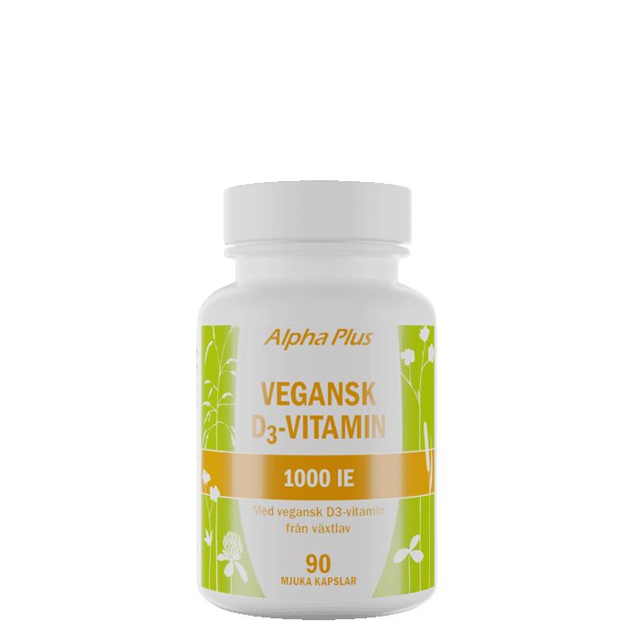 Vegansk D3 vitamin 1000 iE