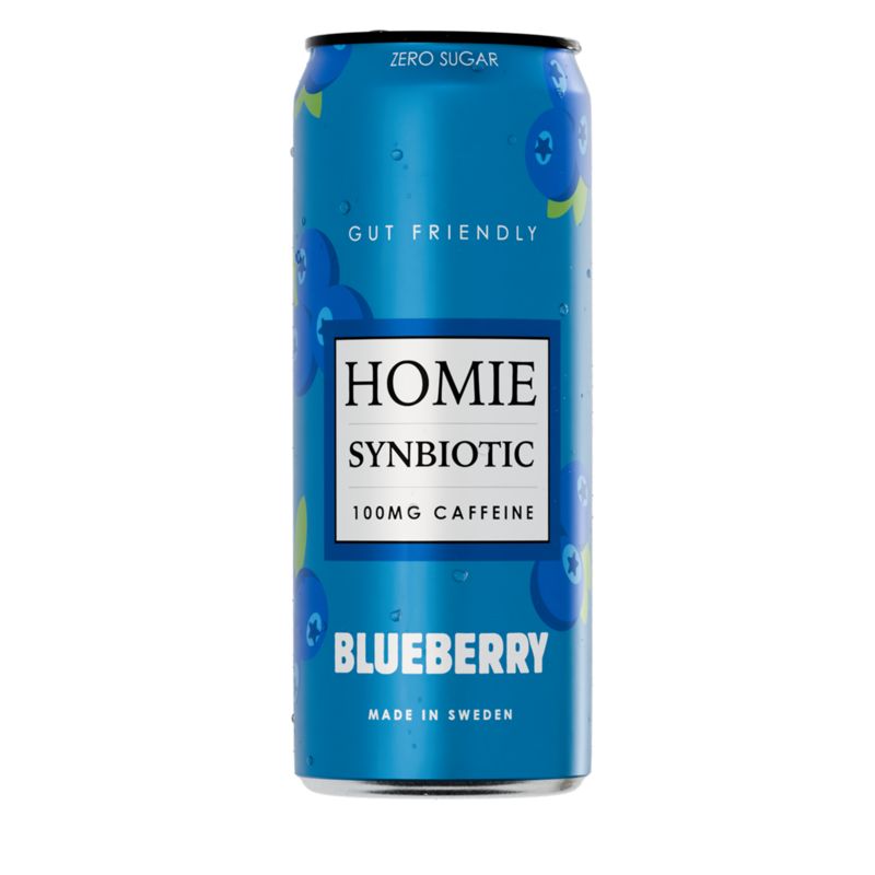Homie Wake Up Synbiotic Blueberry