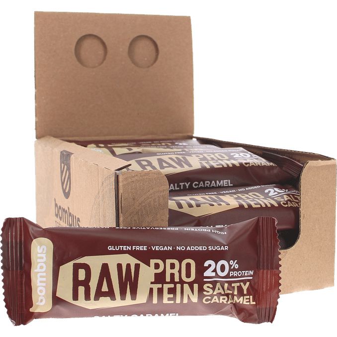 Bombus Raw Protein Proteinbar Salty Caramel