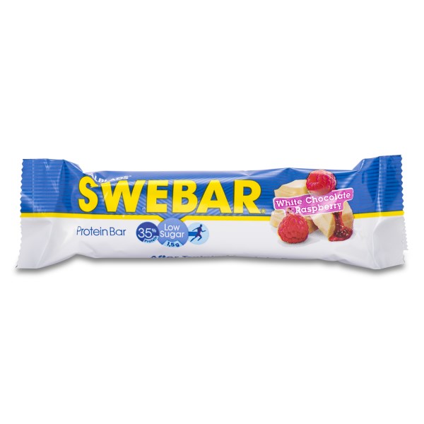 Swebar Low Sugar White Chocolate Raspberry