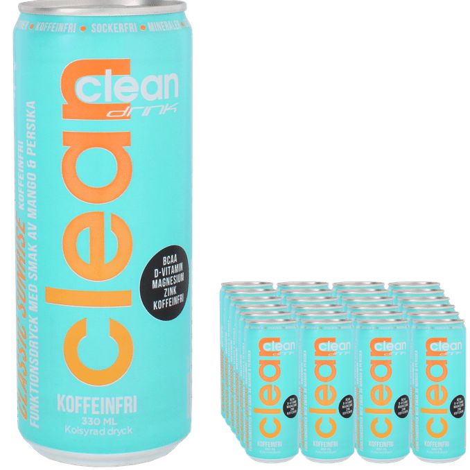Clean Drink Funktionsdryck Mango Persika