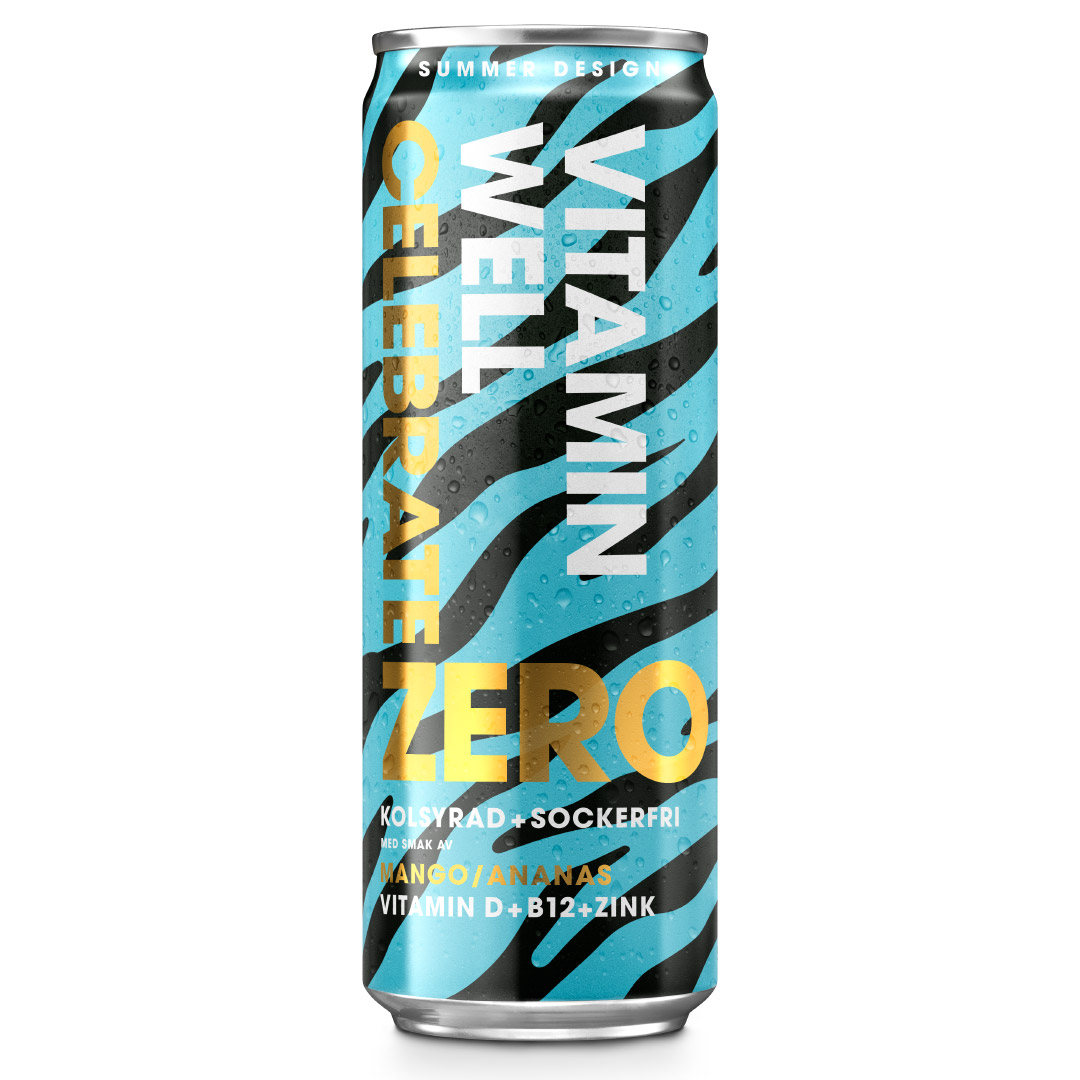 Vitamin Well Zero, Celebrate Mango/ananas