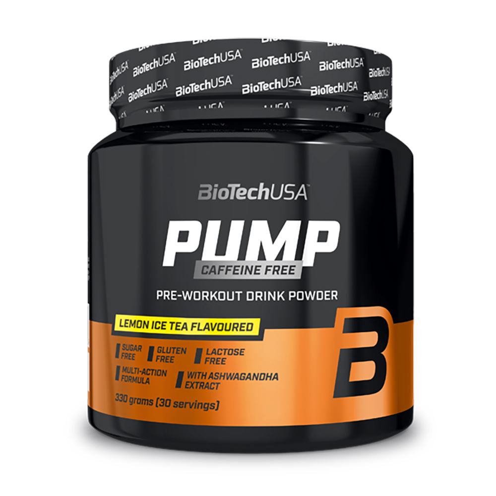 BioTechUSA Pump Caffeine Free PWO Lemon Ice Tea