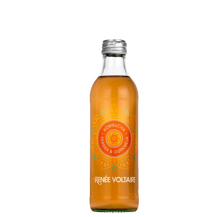 Kombucha Gurkmeja & Persika