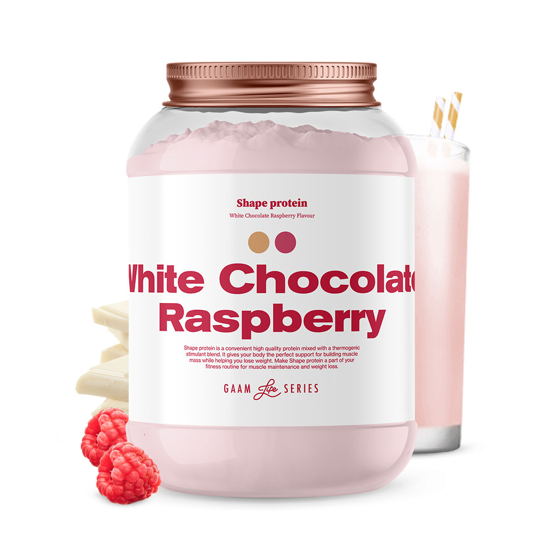 Gaam Life Series Shape Protein White Chocolate Raspberry