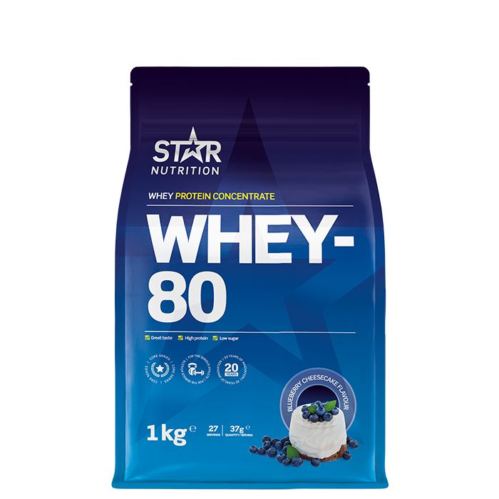 Whey-80 Blueberry Cheesecake