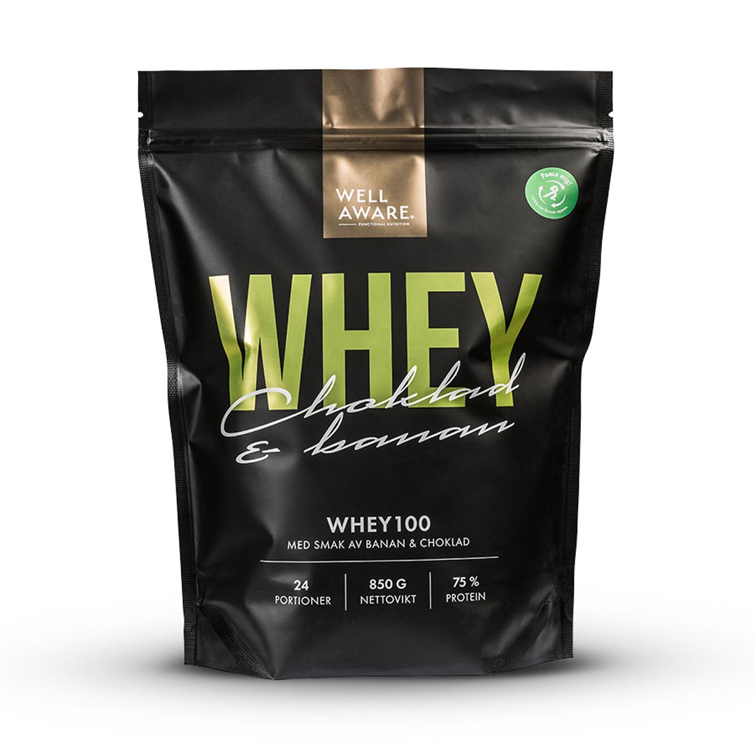 Wellaware Whey 100 Banan & Choklad