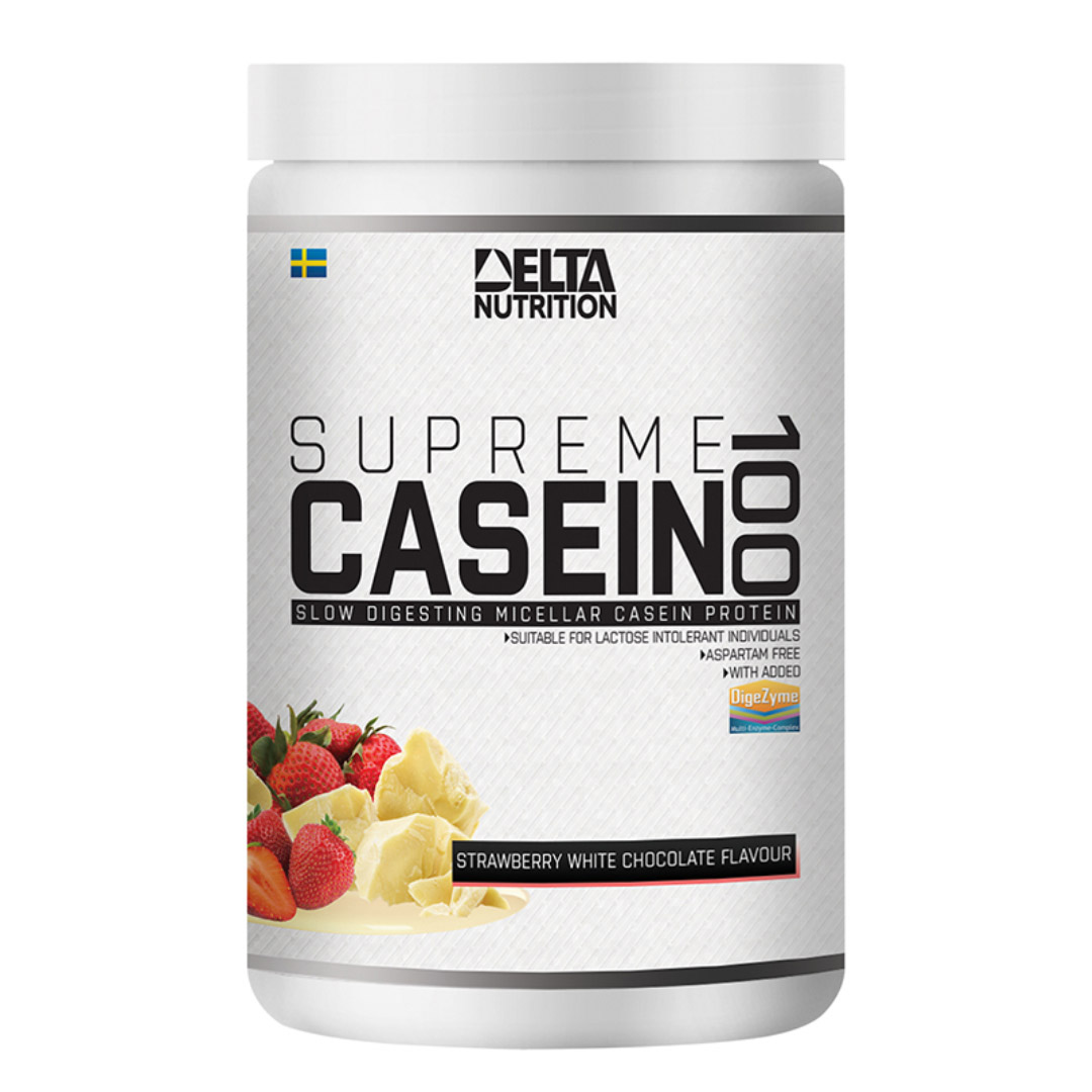 Delta Nutrition Supreme Casein Strawberry White Chocolate