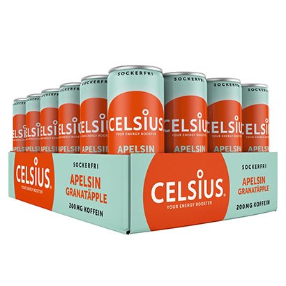 Celsius Apelsin Granatäpple