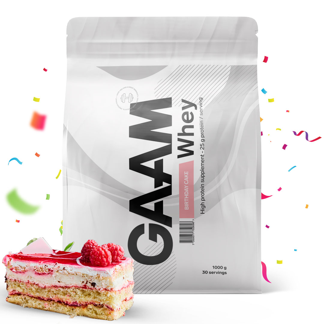 Gaam 100% Whey Premium Birthday Cake