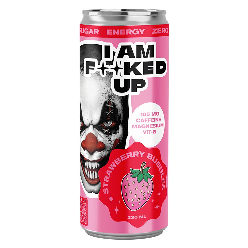 Rtd Energy Drink Strawberry Bubbles