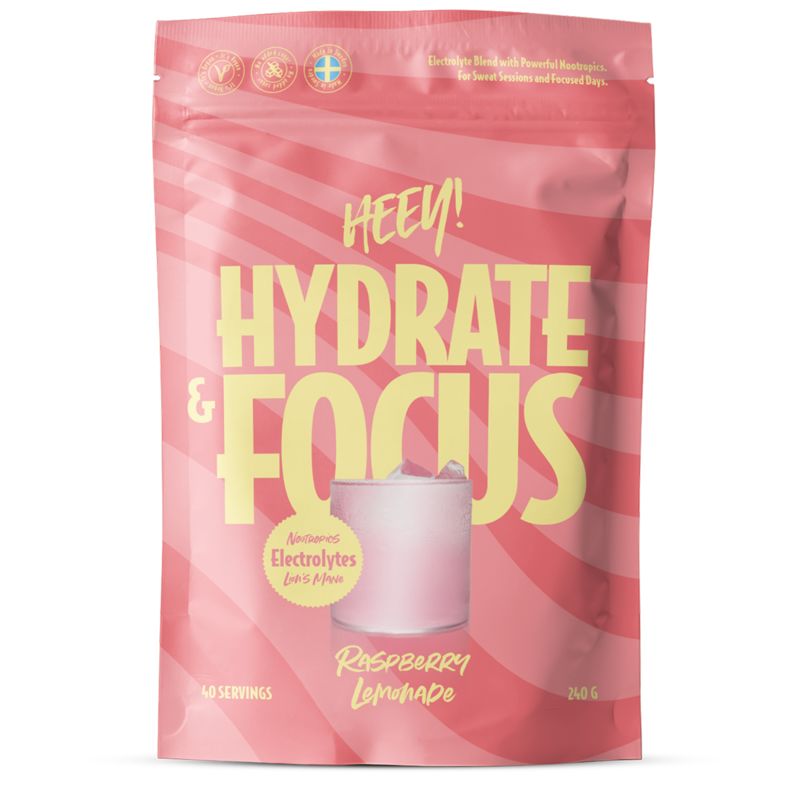 Focus Elektrolyter + Lions Mane Raspberry Lemonade