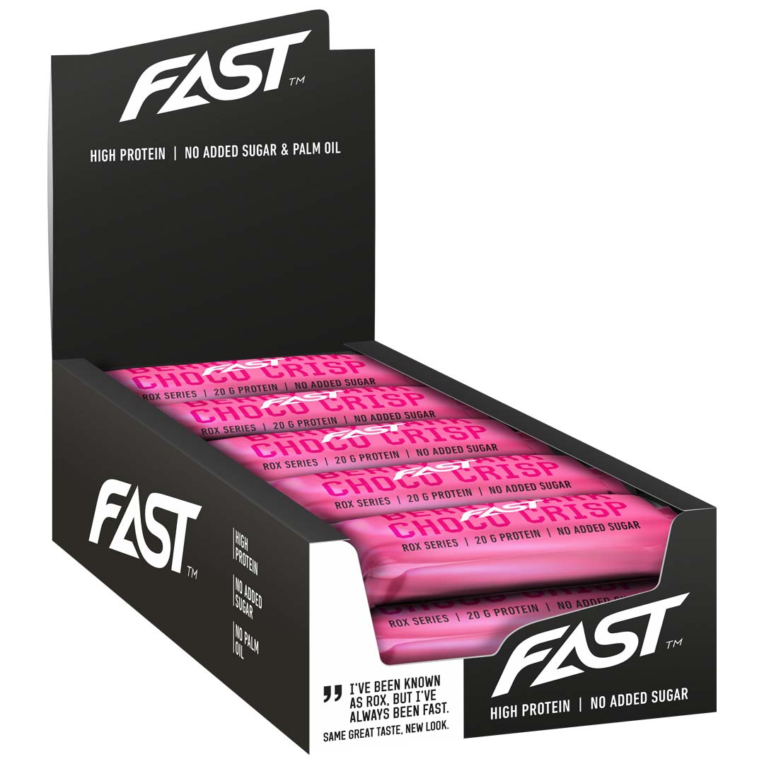 Fast Rox Protein Bar Berry Dark Choco Crisp