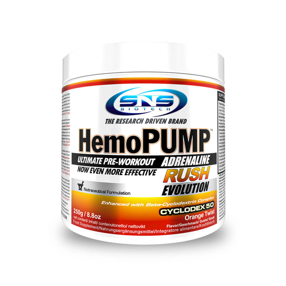 SNS Biotech HemoPUMP Adrenaline Rush EVOLUTION Orange Twist