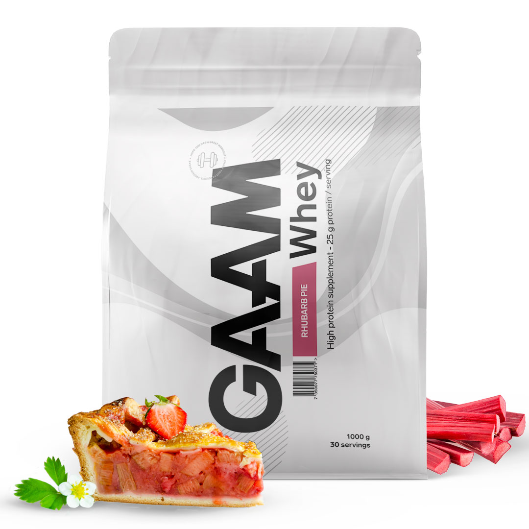 Gaam 100% Whey Premium Ruhbarb Pie