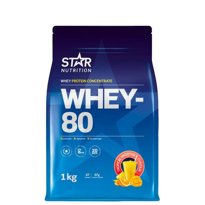 Star Nutrition Whey-80 Vassleprotein Tropical Smoothie