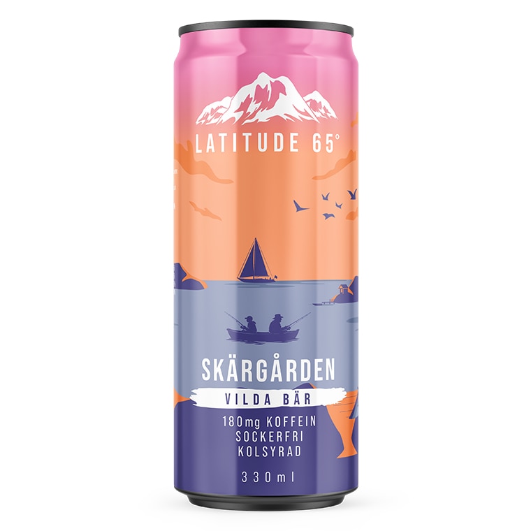 Latitude 65 Energidryck Skärgården Vilda Bär
