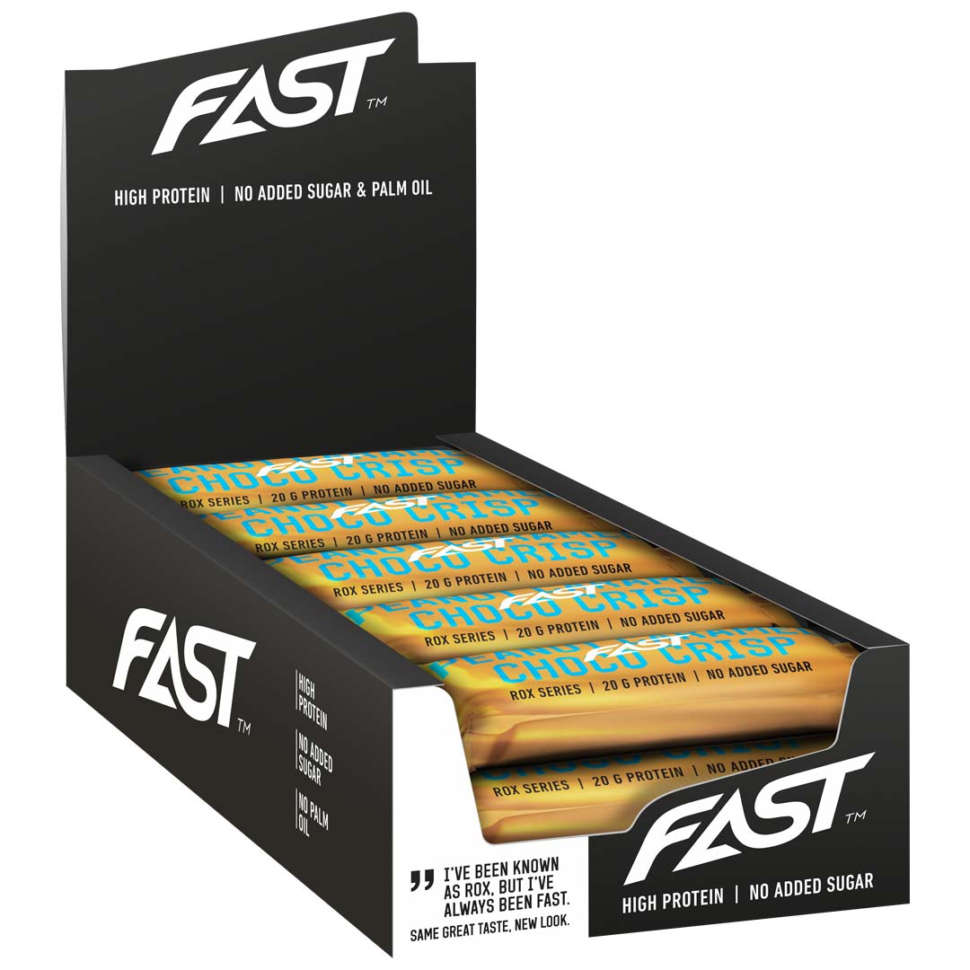 Fast Rox Protein Bar Peanut Caramel Choco Crisp