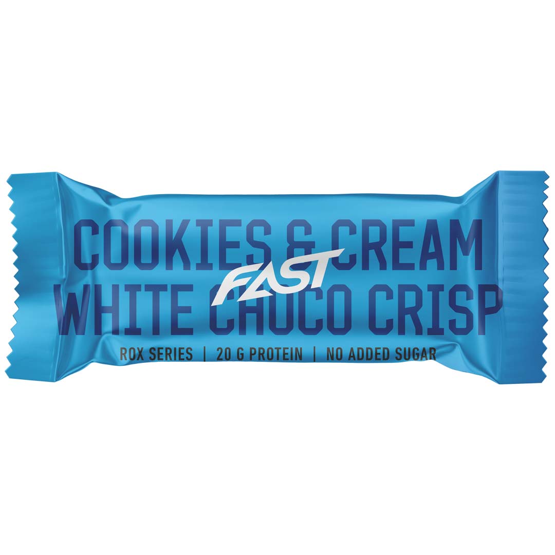 Rox Protein Bar Cookies & Cream White Choco Crisp