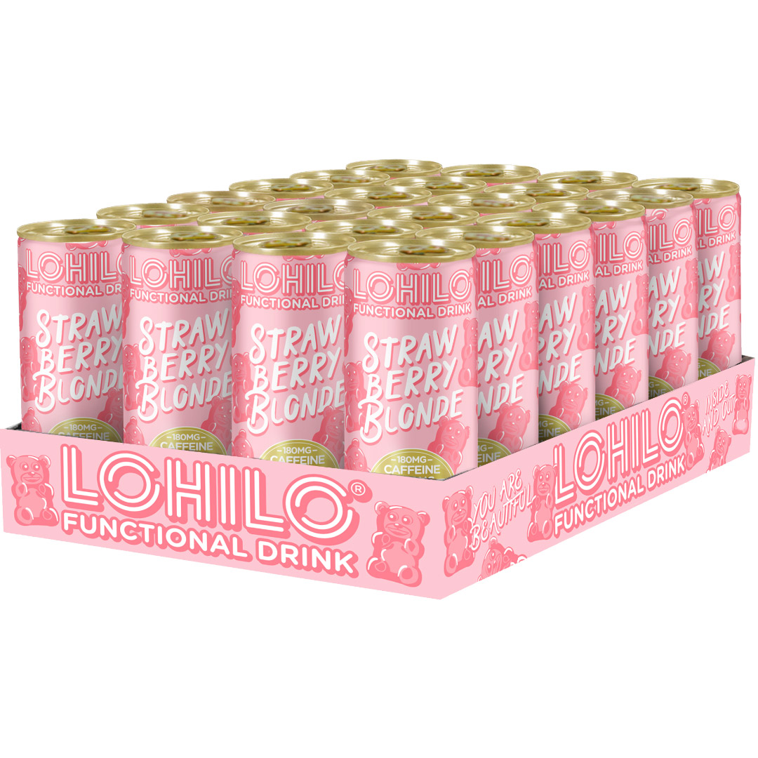 Collagen Drink Strawberry Blonde Collage