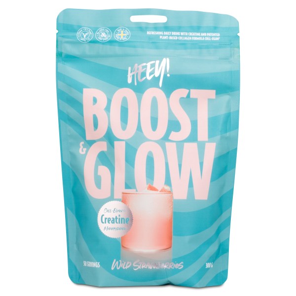 HEEY Boost & Glow Creatine + Collagen Smultron