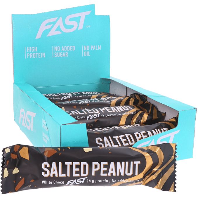 Fast Proteinbars Salted Peanut White Choco