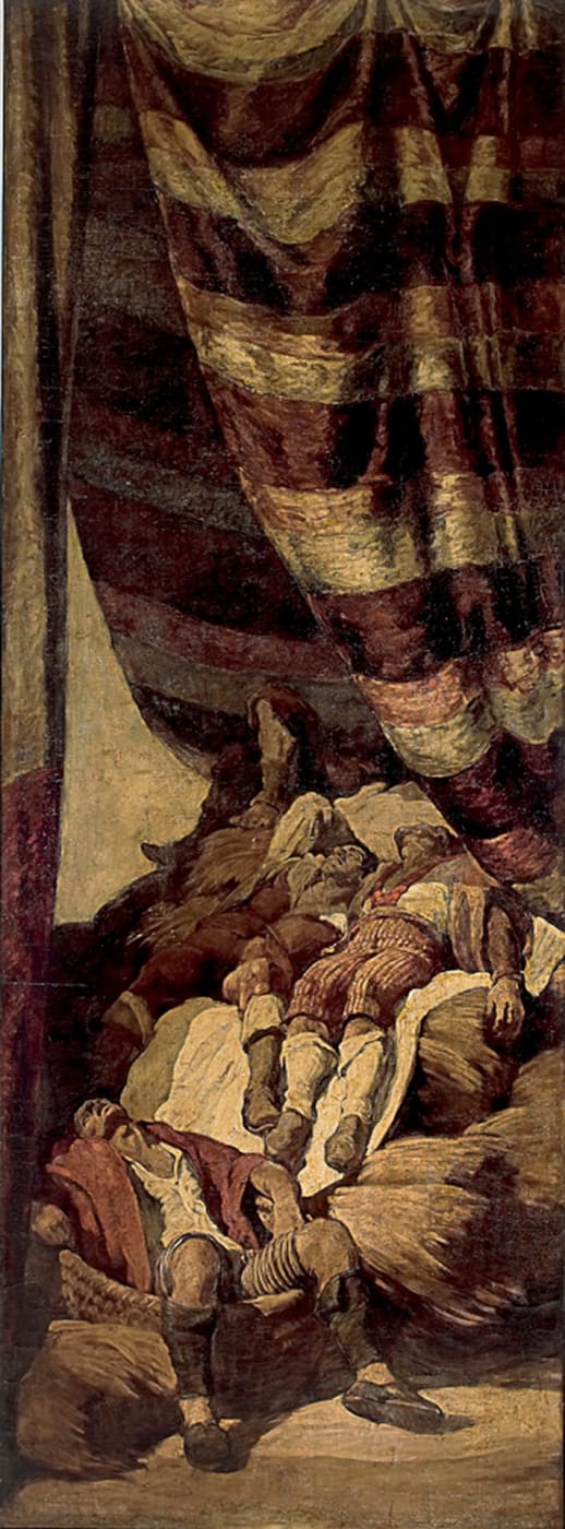Les toiles de Josep Maria Sert peintes pour le Waldorf Astoria New York, exposées à la Sala de Arte Santander de Boadilla del Monte