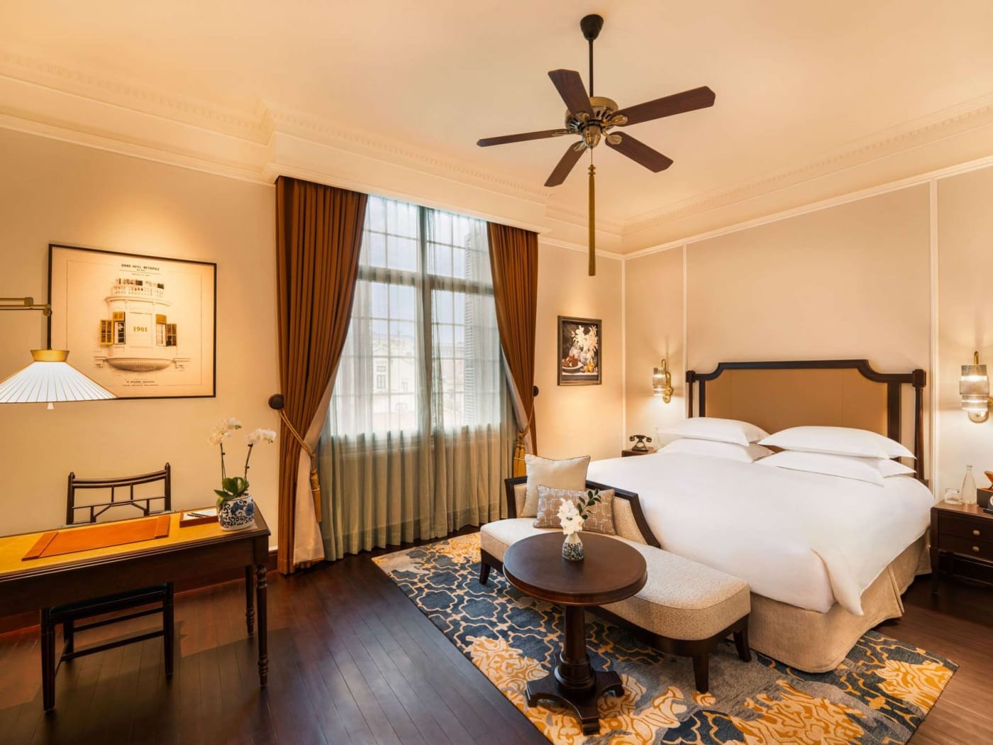 Chambre de l'aile historique Heritage du Sofitel Legend Metropole Hanoi