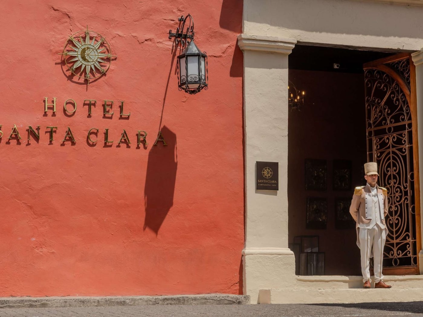 Façade du Sofitel Legend Santa Clara dans la ville fortifiée de Carthagène, en Colombie