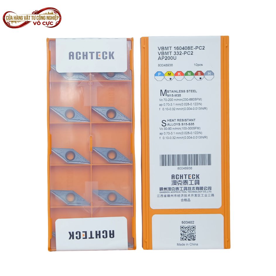 Mảnh dao tiện VBMT160408E-PC2-AP200U