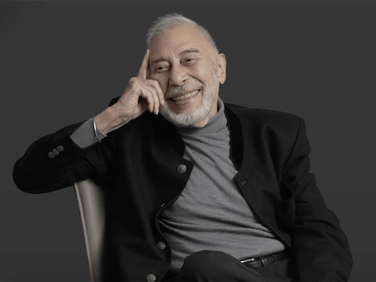 Henry Steiner, the designer of the HSBC hexagon