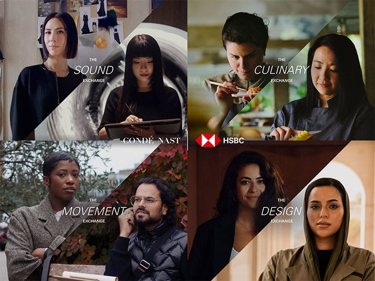 Creative talent featured in HSBC’s The Exchange campaign
