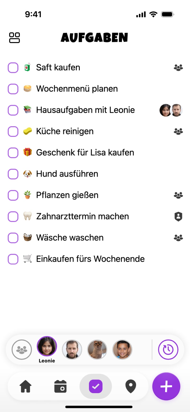 Gemeinsame To-do-Liste