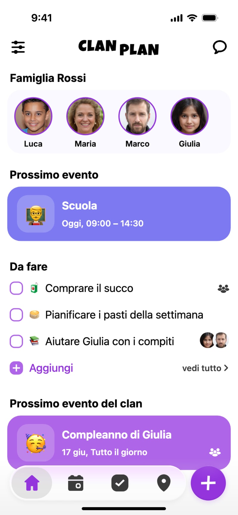 Pianifica la vita insieme