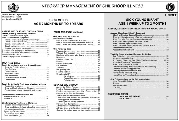 6.26 - Project 2021 - IMCI training - IMCI Booklet Overview.JPG