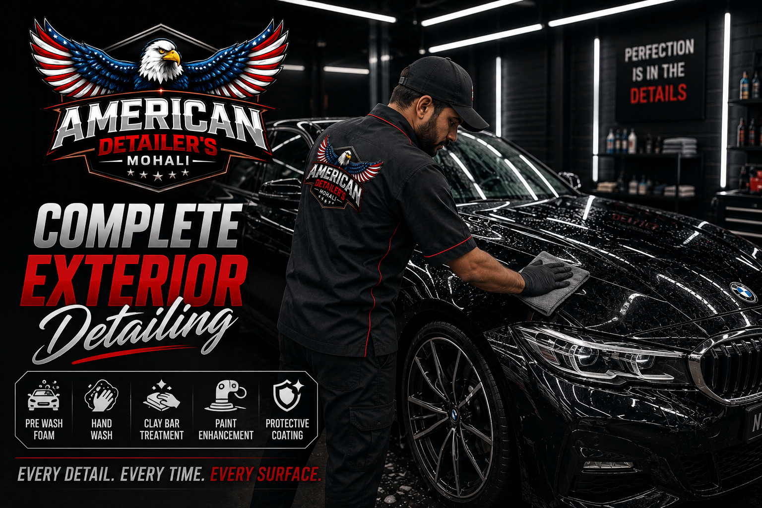 Exterior Detailing Service Poster