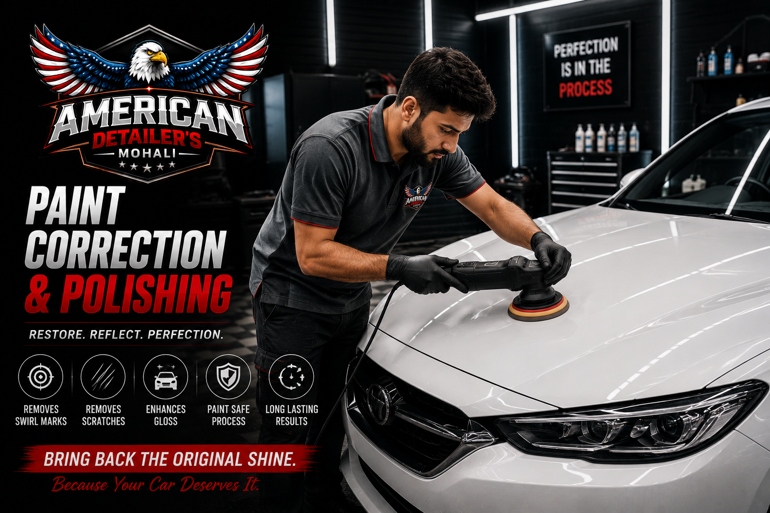 Paint Correction Service Poster