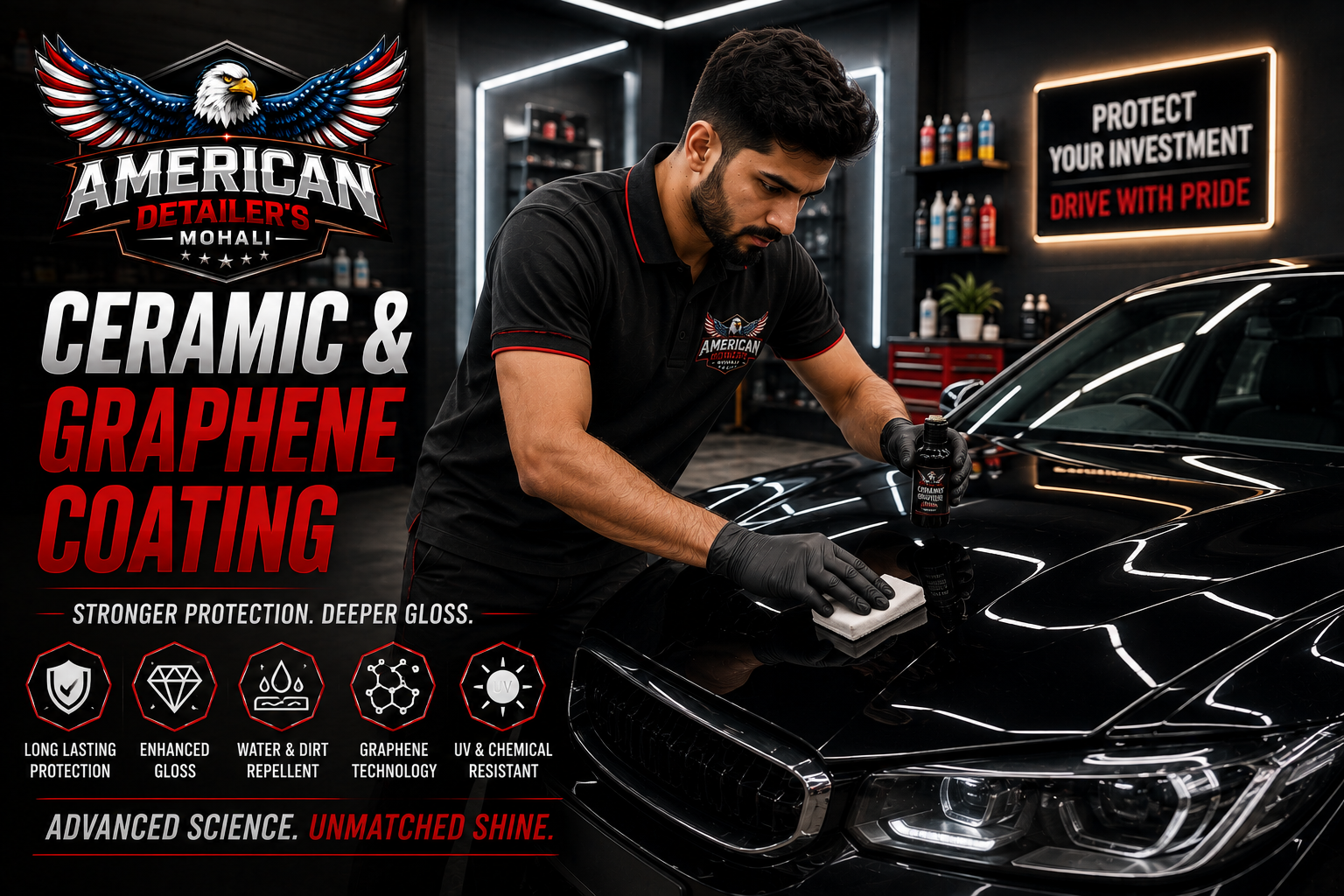 Ceramic Coating Service Poster