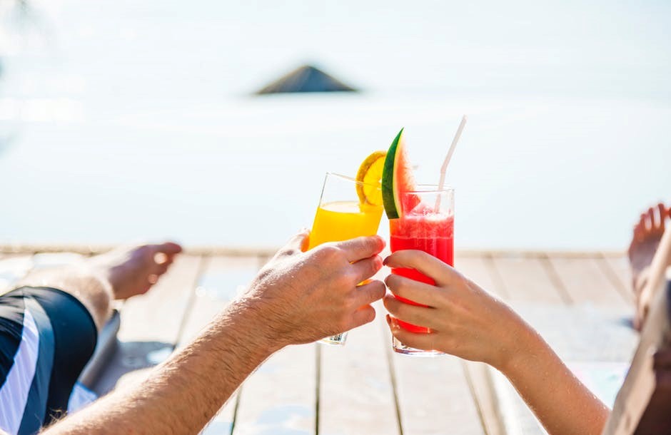 Lazy friend would prefer to stay poolside ordering room service