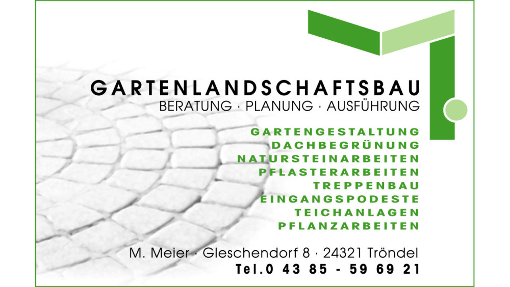 Gartenlandschaftsbau M. Meier in Tröndel