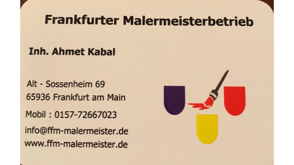 Frankfurter Malermeisterbetrieb in Frankfurt