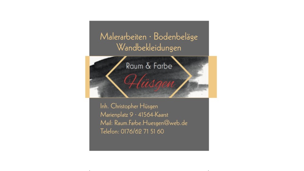 Raum & Farbe Hüsgen in Kaarst