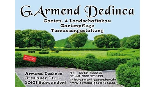 Armend Dedinca Garten -und Landschaftsbau GmbH in Schwandorf