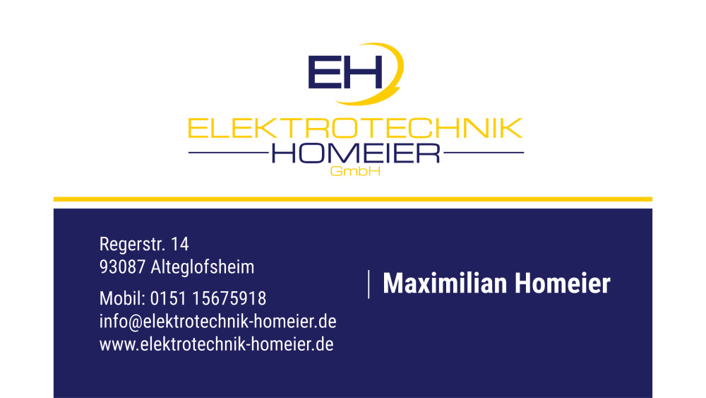 Elektrotechnik Homeier GmbH in Alteglofsheim