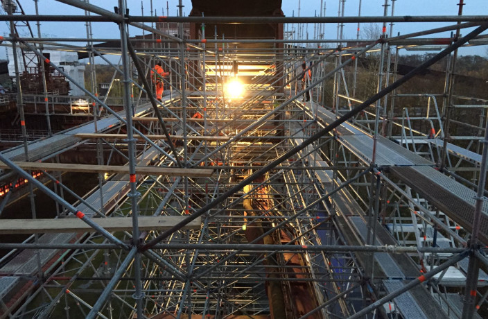 Beispielarbeit von Pohl & Söhne Gerüstbau GmbH - veröffentlicht auf Geruestbau.org
