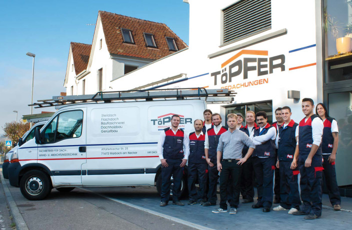 Beispielarbeit von Töpfer Bedachungen GmbH - veröffentlicht auf Dachdecker.com