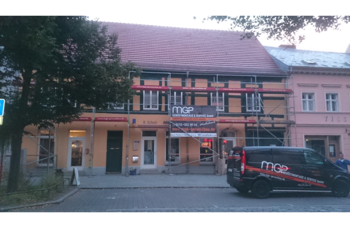 Beispielarbeit von MGP Gerüstmontage & Service GmbH - veröffentlicht auf Geruestbau.org