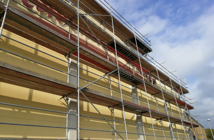 Beispielarbeit von Wannhoff Gerüstbau - veröffentlicht auf Geruestbau.org