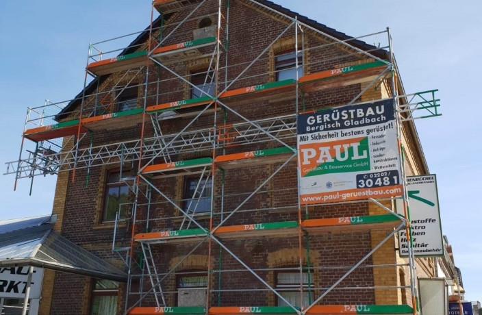 Beispielarbeit von Paul Gerüstbau & Bauservice GmbH - veröffentlicht auf Geruestbau.org