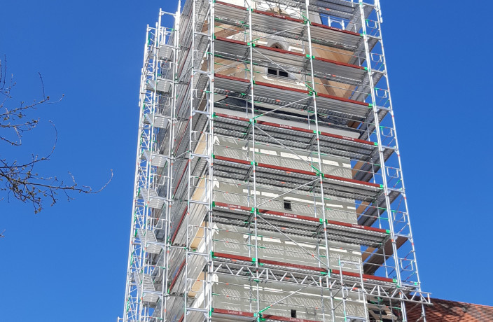 Beispielarbeit von Franz-Xaver Mangstl Gerüstbau - veröffentlicht auf Geruestbau.org